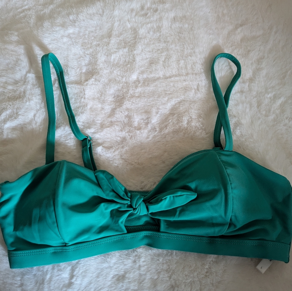 Cupshe Large Bikini Top Green/Teal